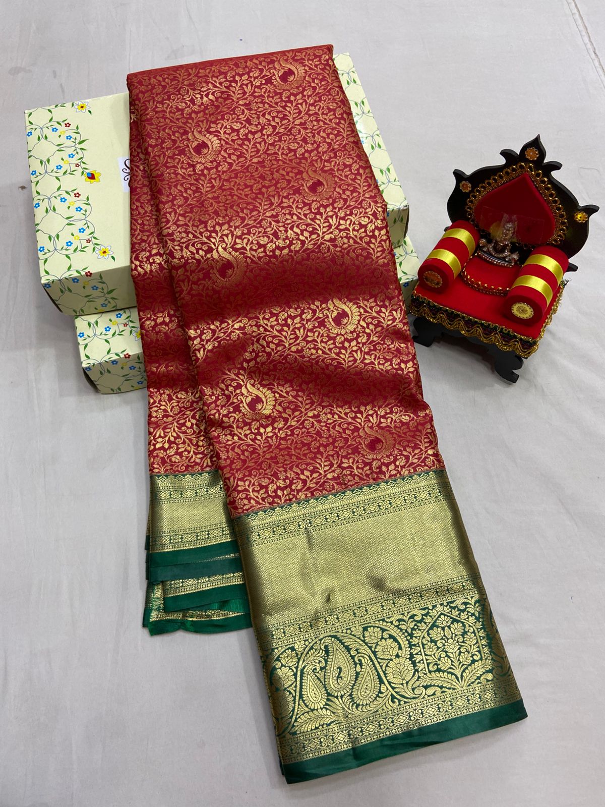 Kanchi Pattu Silk Saree Beautiful Traditional Collection