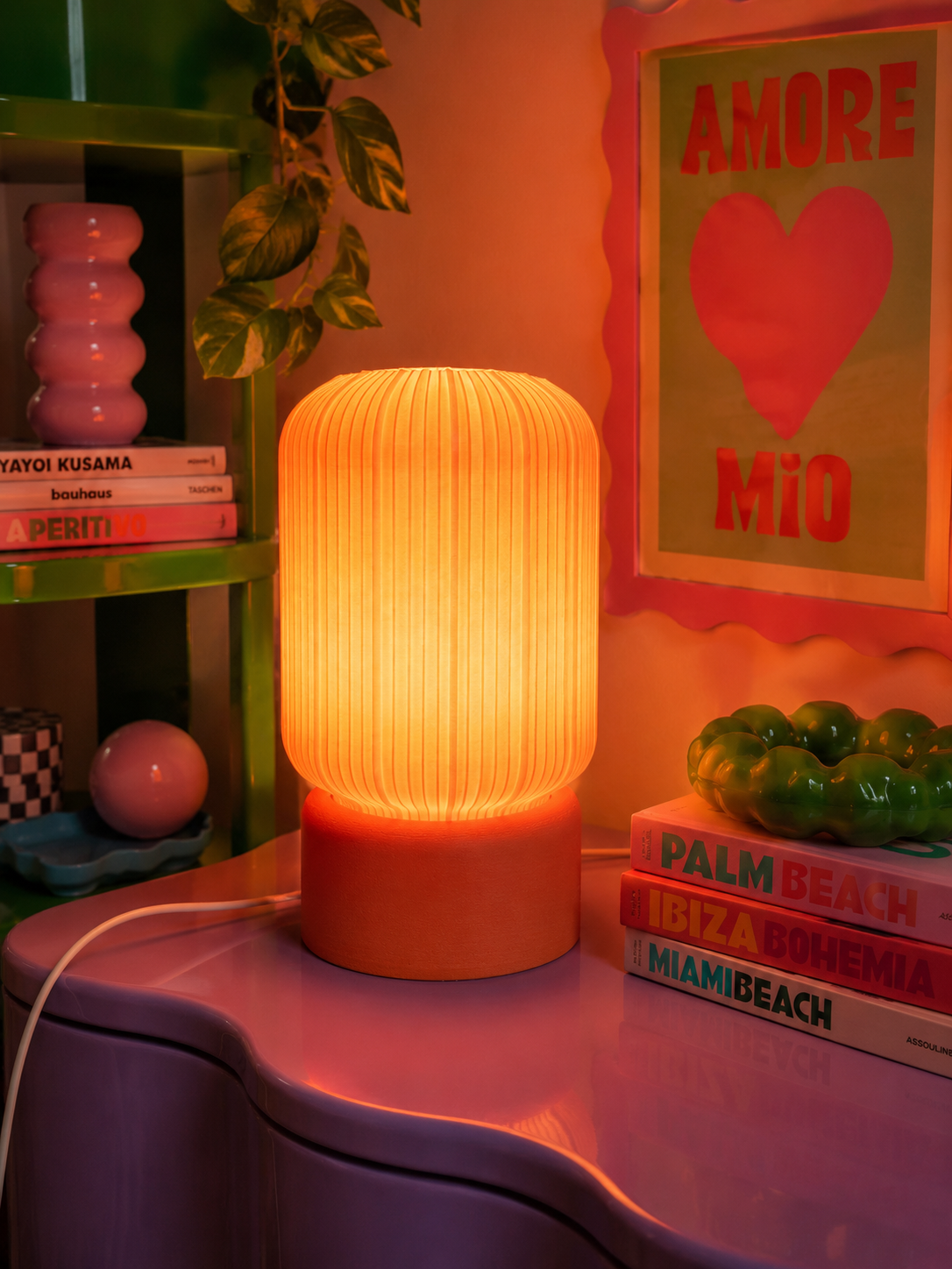 Lámpara de Mesa Retro