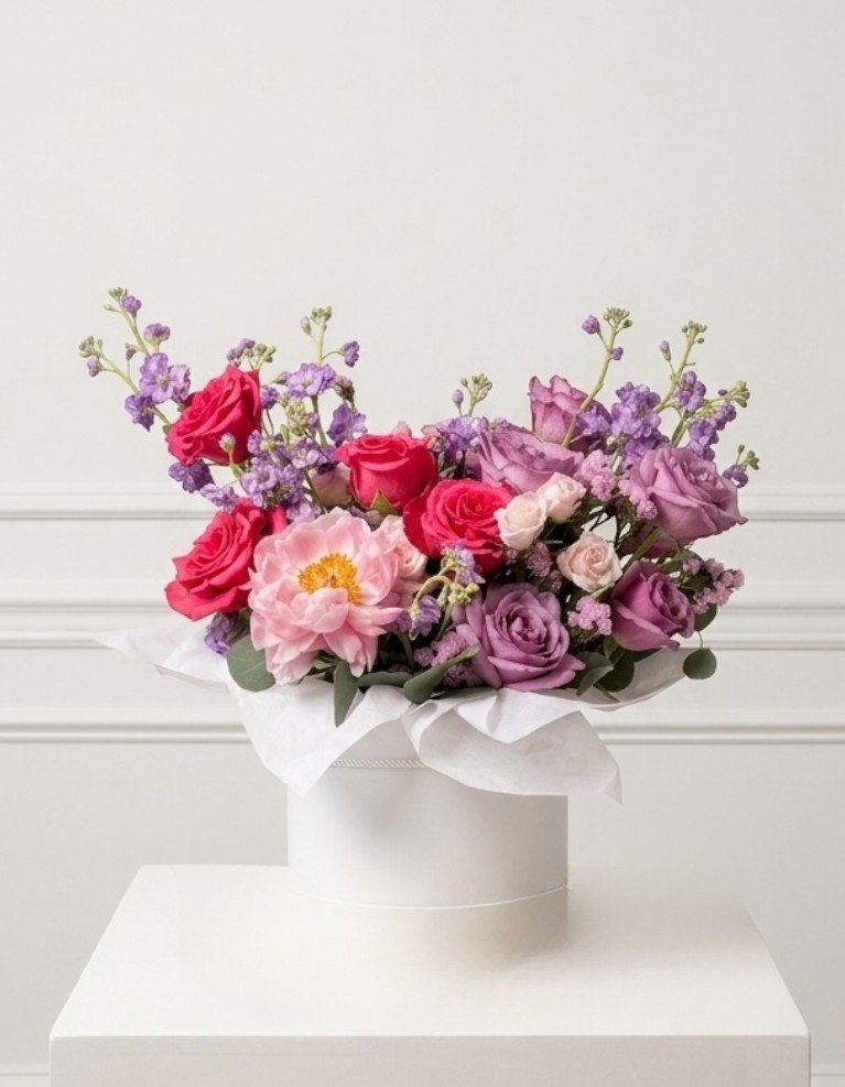 Box D'AMORE con Peonia