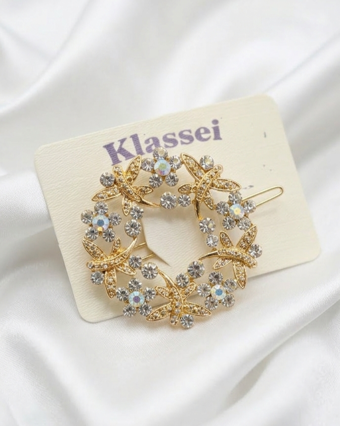 Radiant Floral Halo Juda Clip