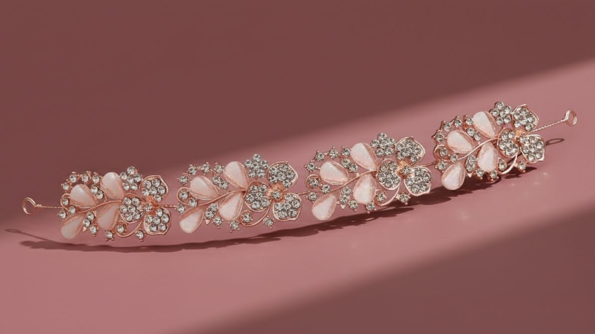 Rose Blush Botanical Headband