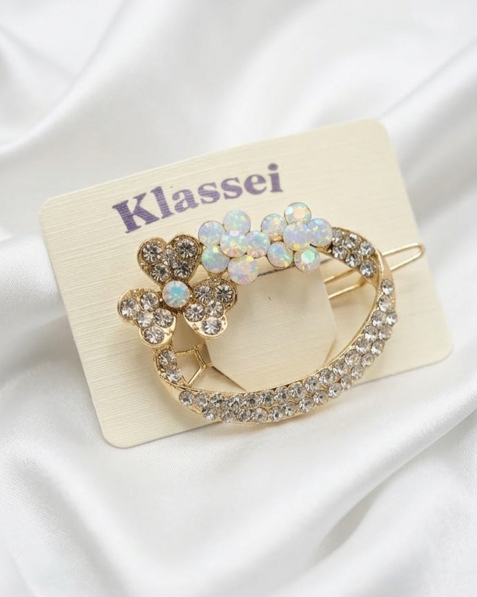 Opaline Blossom Halo Hair Clip