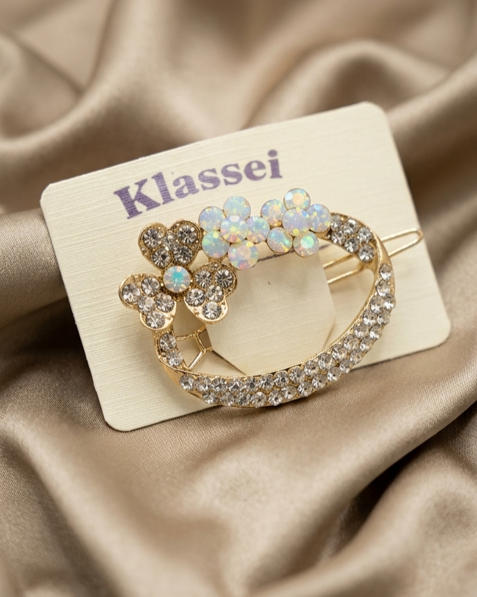 Opaline Blossom Halo Hair Clip