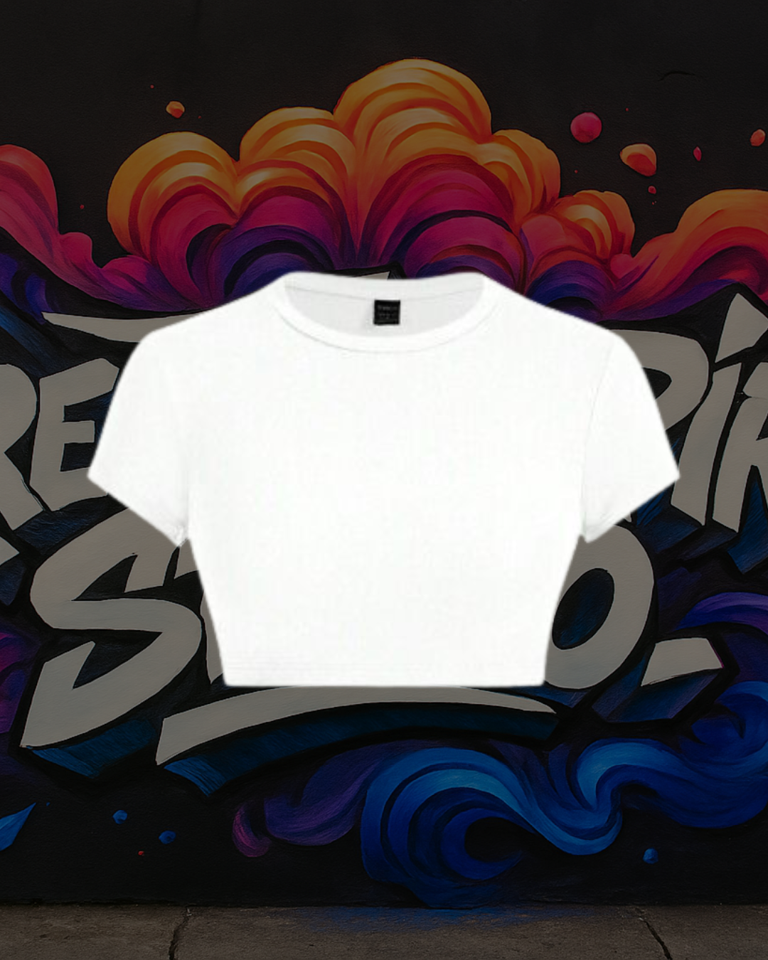 Classic White Crop Top