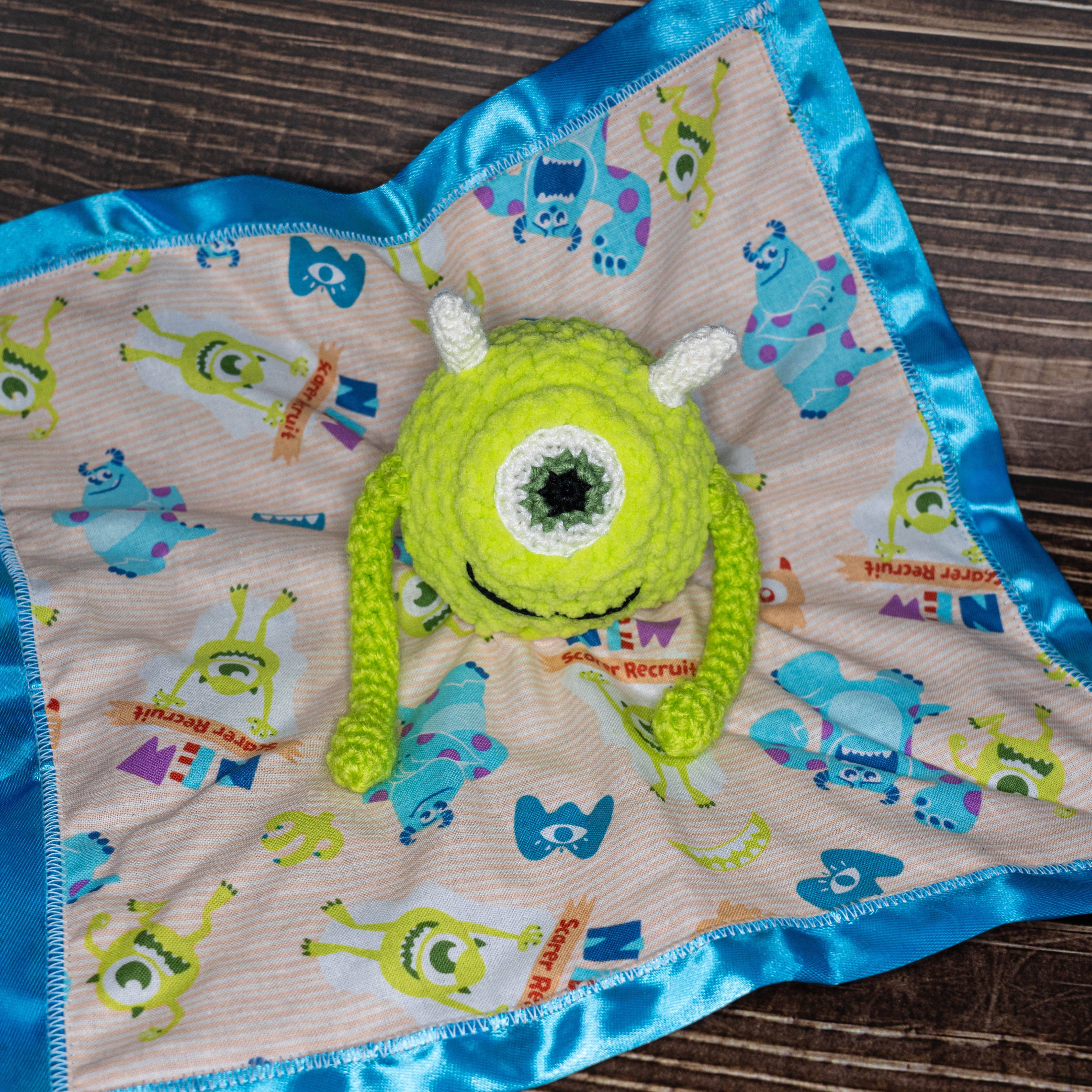 Mike Wazowski - Baby Lovey Blanket 