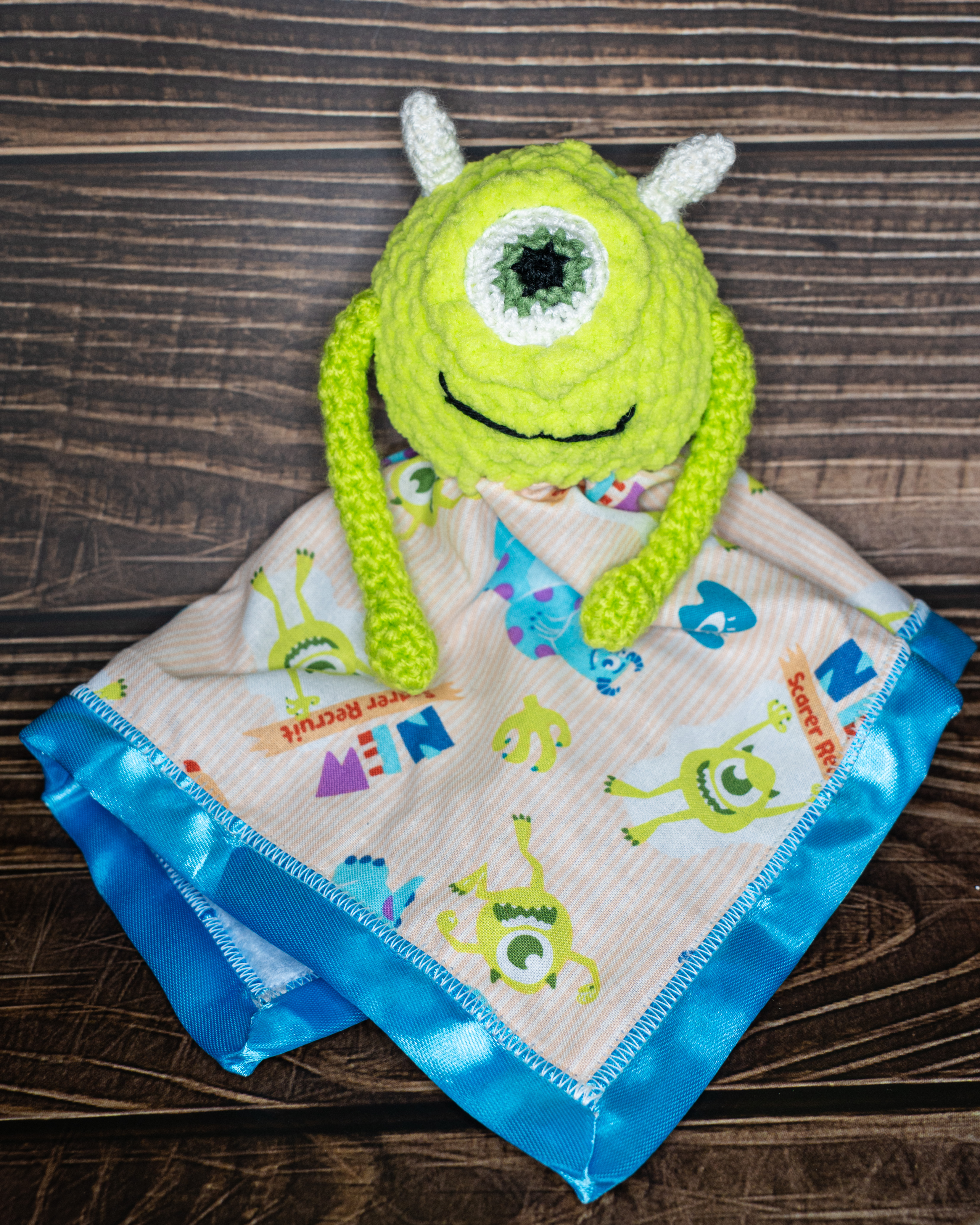 Mike Wazowski - Baby Lovey Blanket 