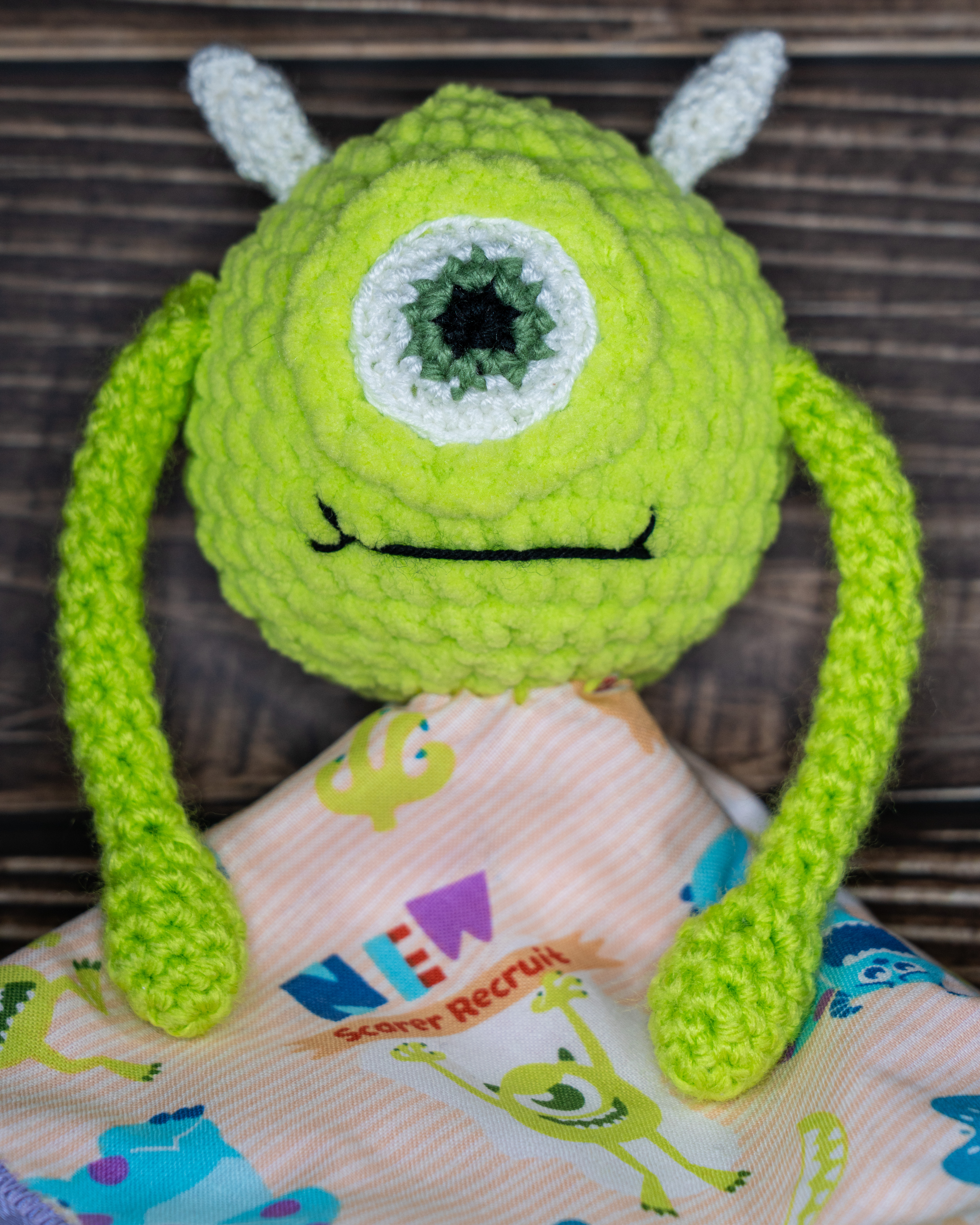 Mike Wazowski - Baby Lovey Blanket