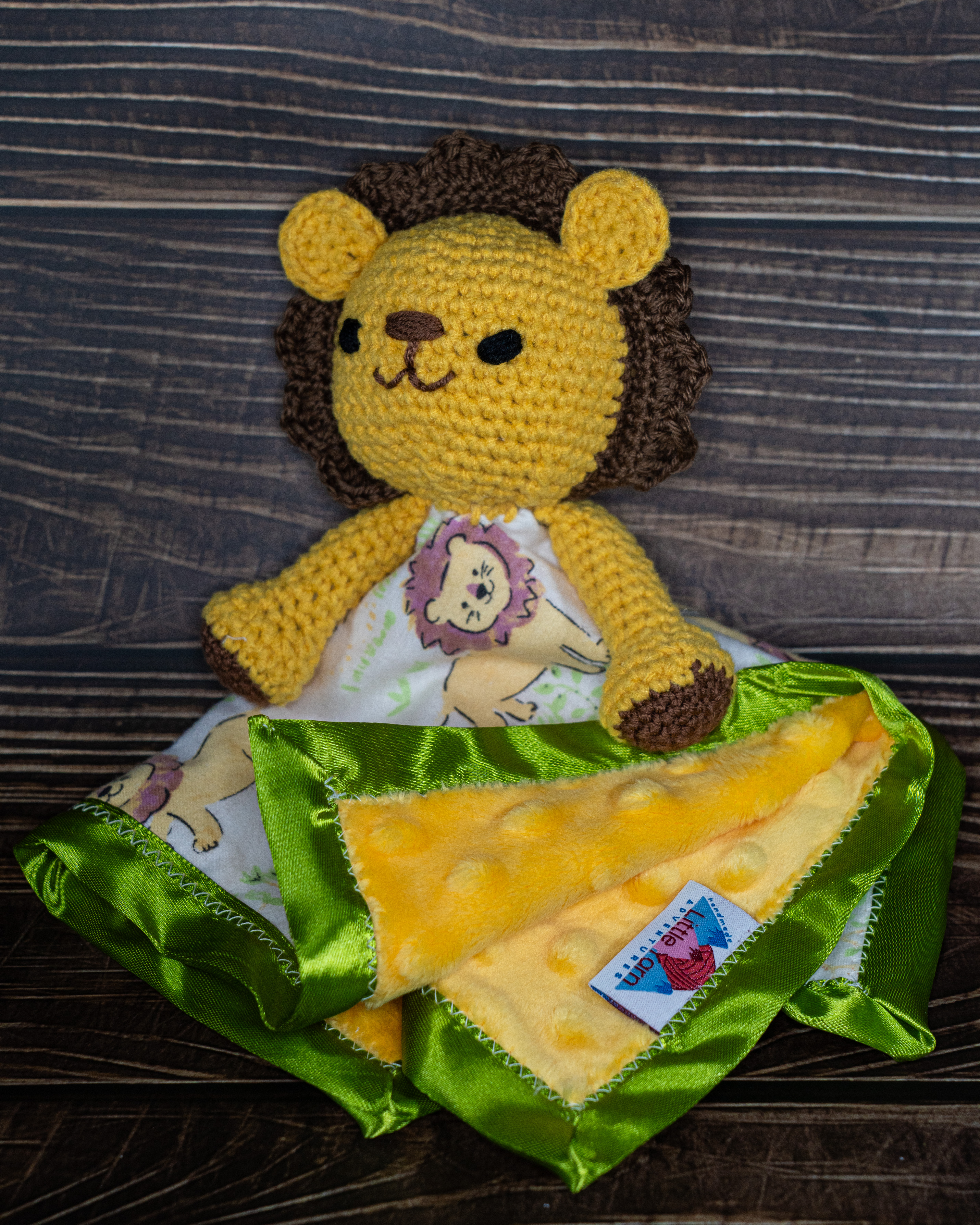 Little Lion - Baby Lovey Blanket
