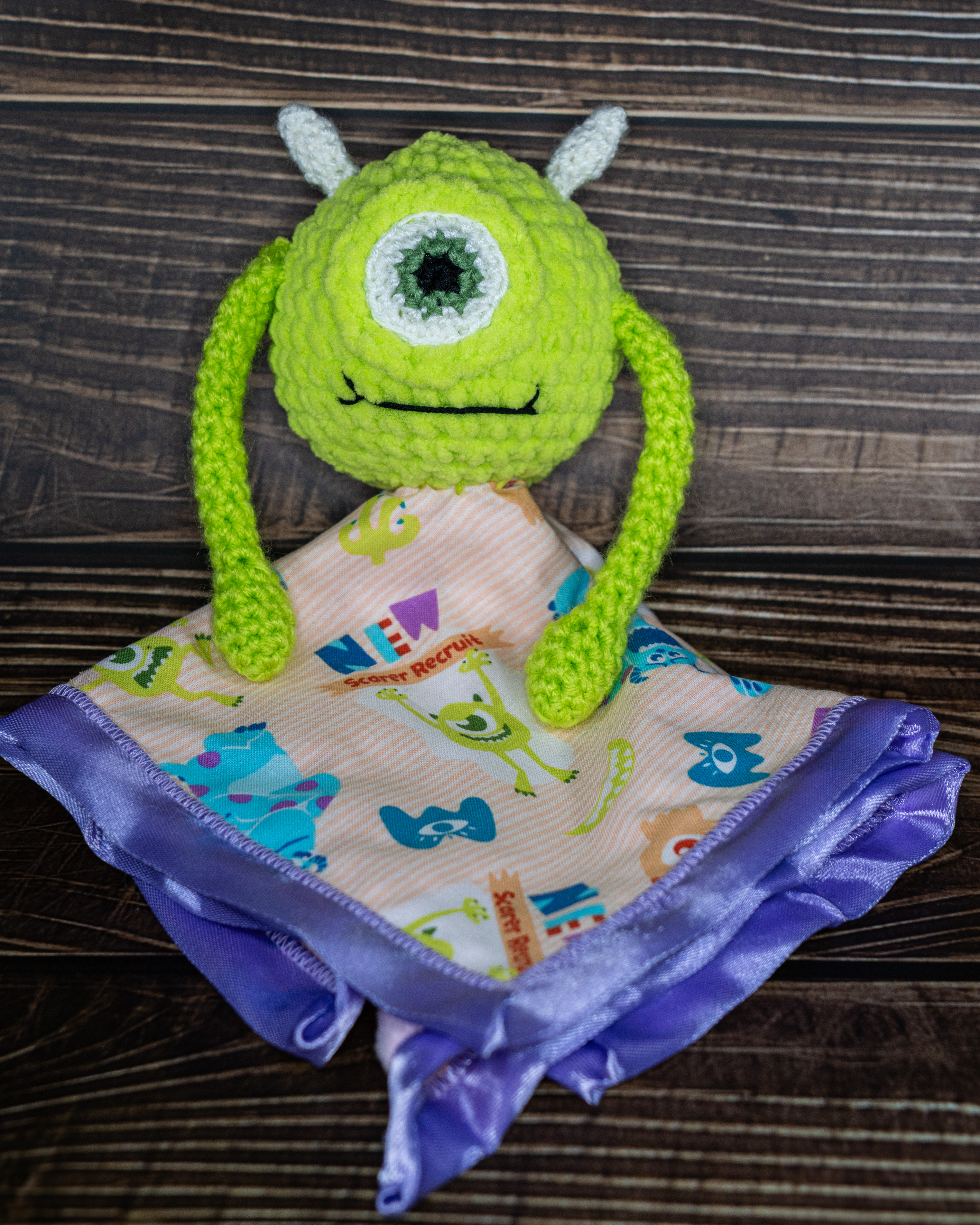 Mike Wazowski - Baby Lovey Blanket