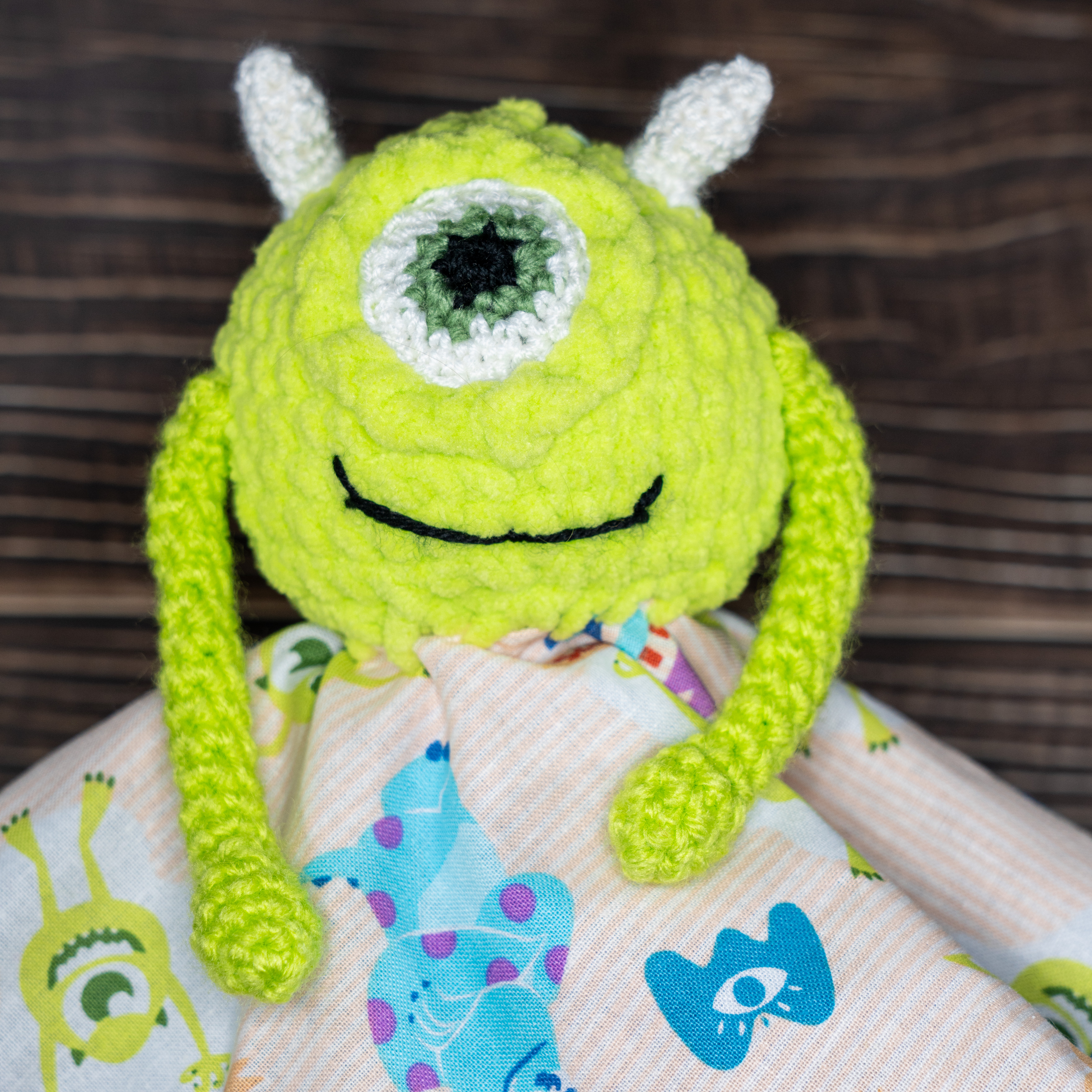 Mike Wazowski - Baby Lovey Blanket 