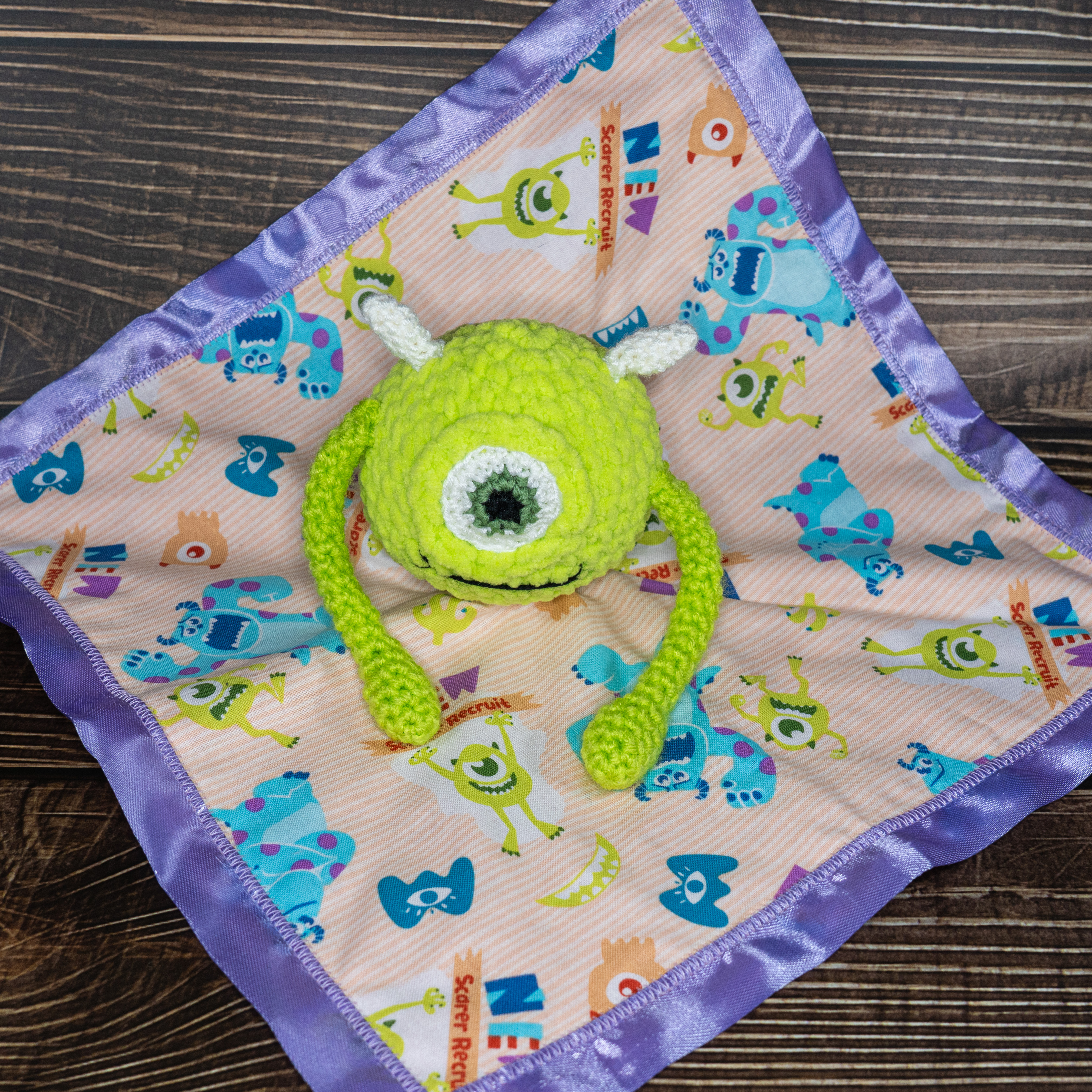 Mike Wazowski - Baby Lovey Blanket