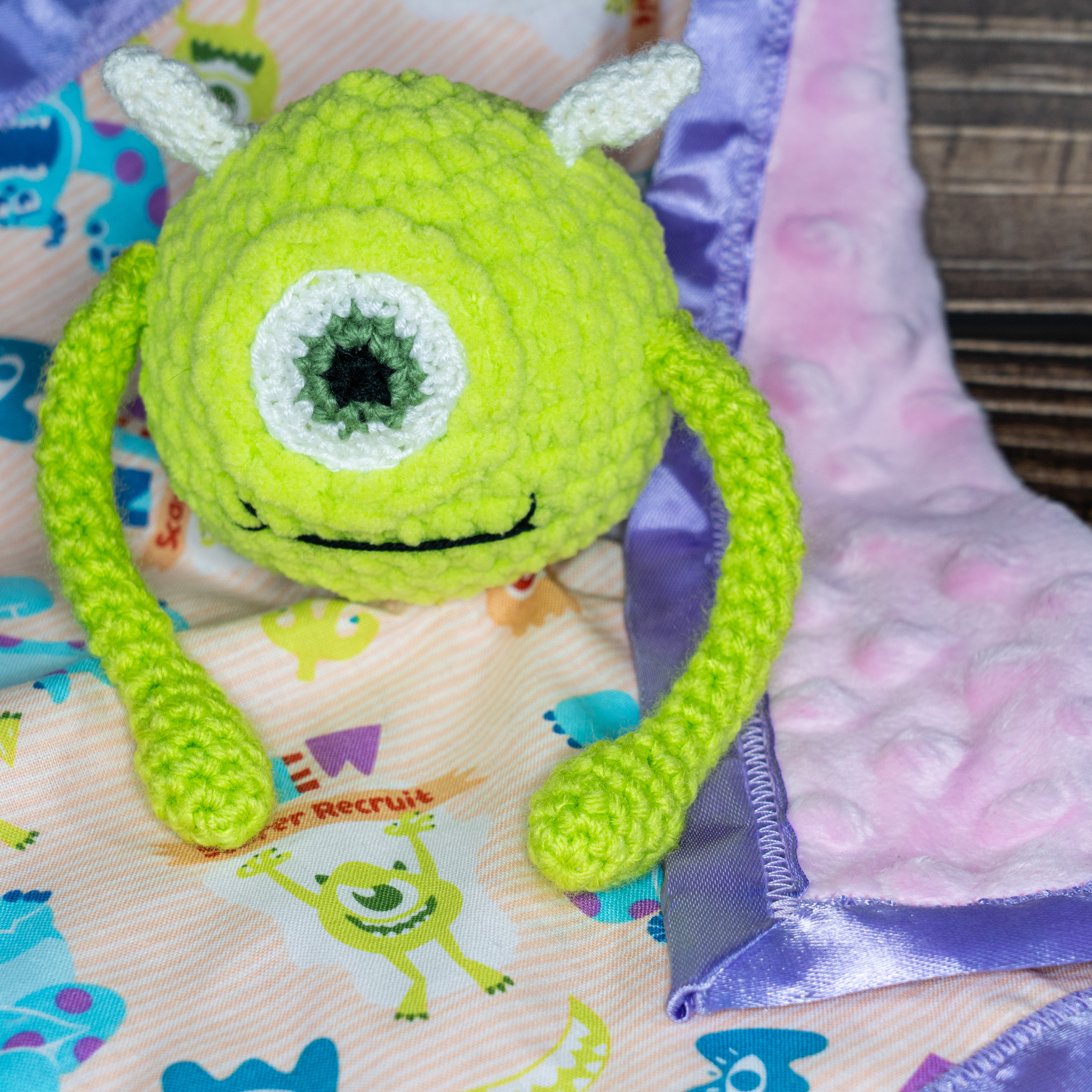Mike Wazowski - Baby Lovey Blanket