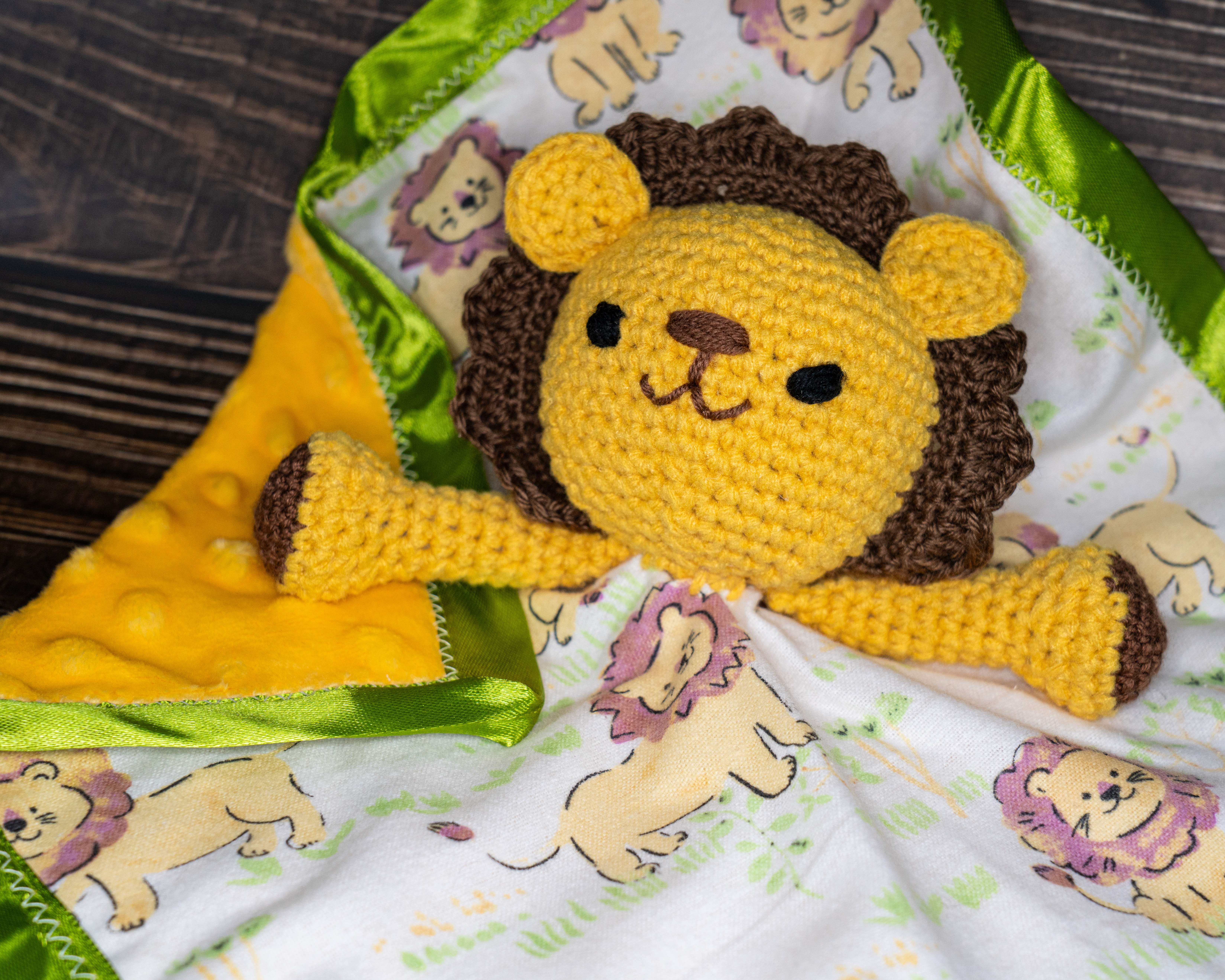 Little Lion - Baby Lovey Blanket