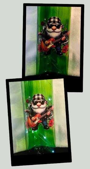 Rockstar Gnome Lighted Bottle
