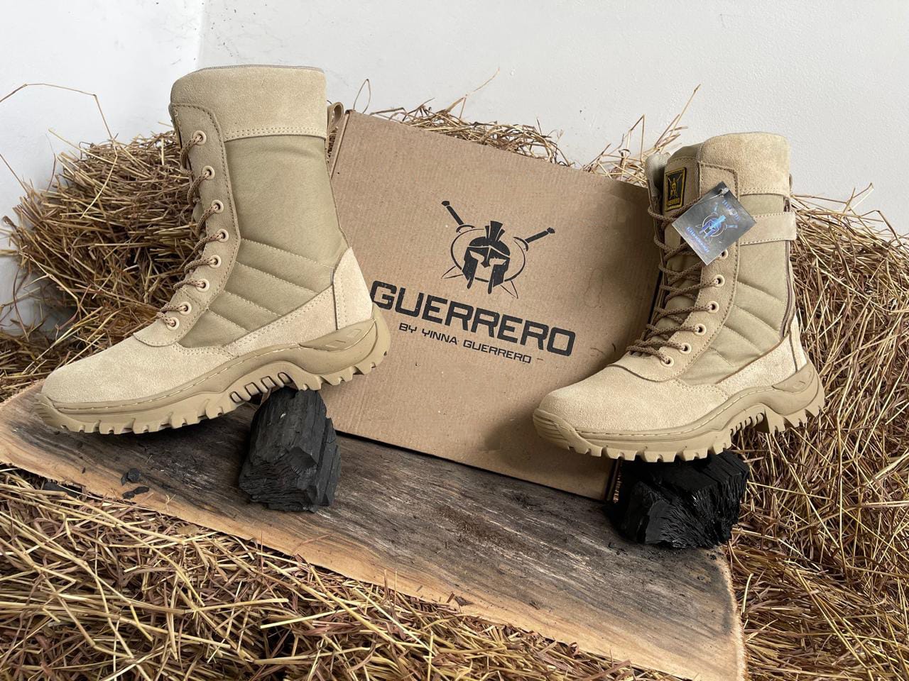 Botas Guerrero ref. onix beiges