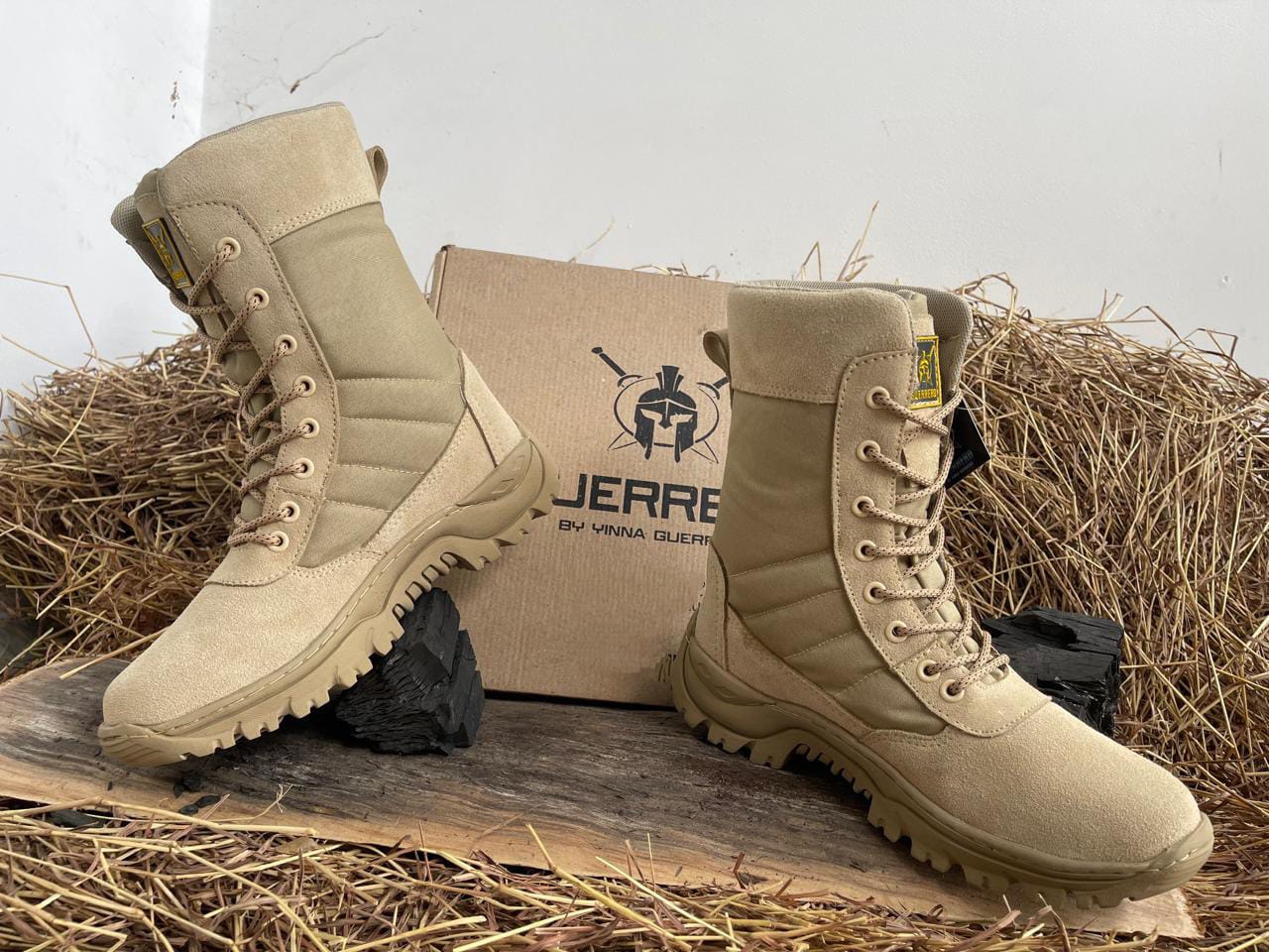 Botas Guerrero ref. onix beiges