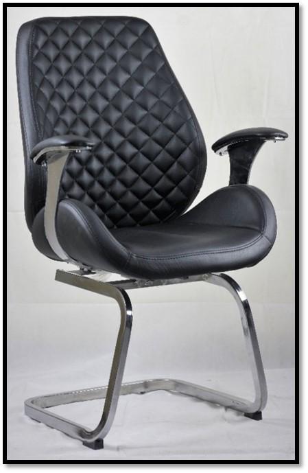 كرسي انتظار جلد مستورد