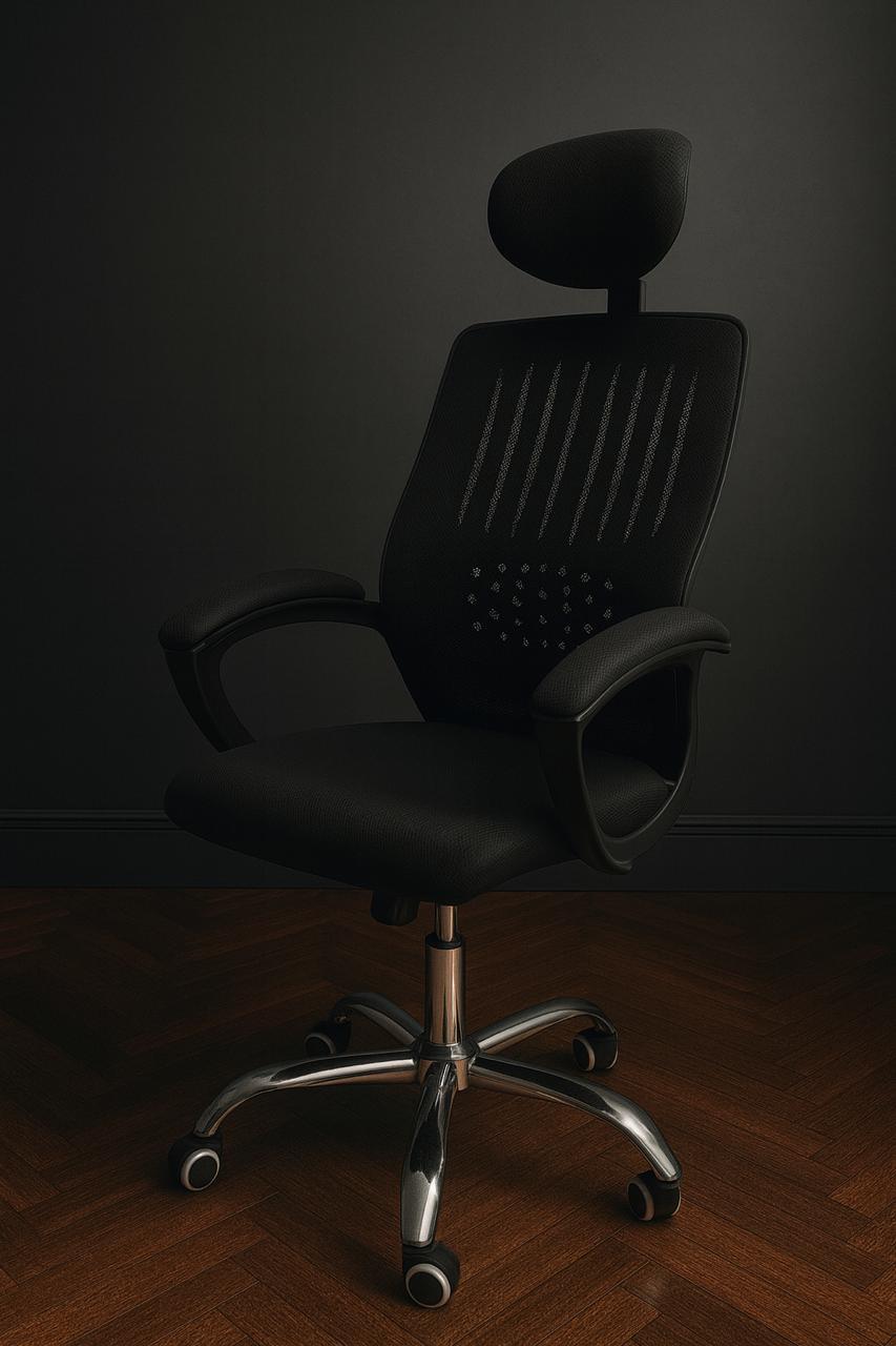 كرسي مزود بمسند رأس 