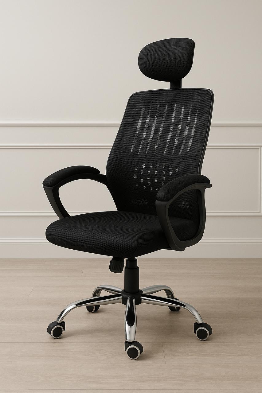 كرسي مدير مزود بداعم قطنيه متحركه لاعبي وأسفل  والإمام والخلف