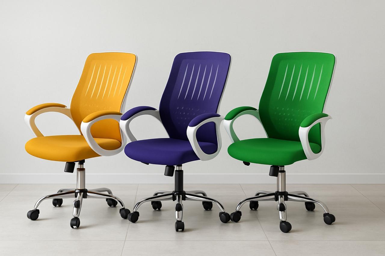 كرسي جلد مستورد شبك طبي 