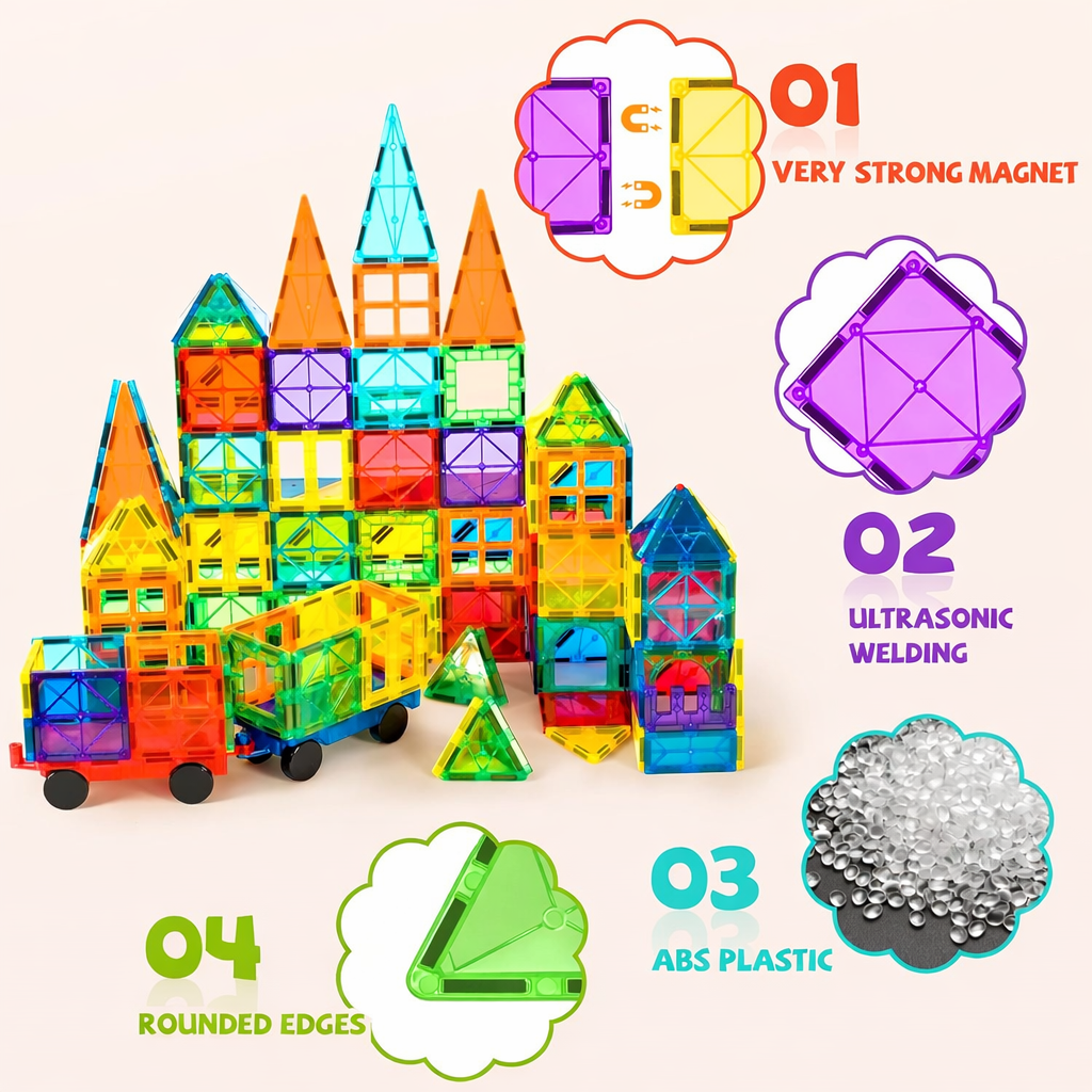 Magnetic Building Blocks Set