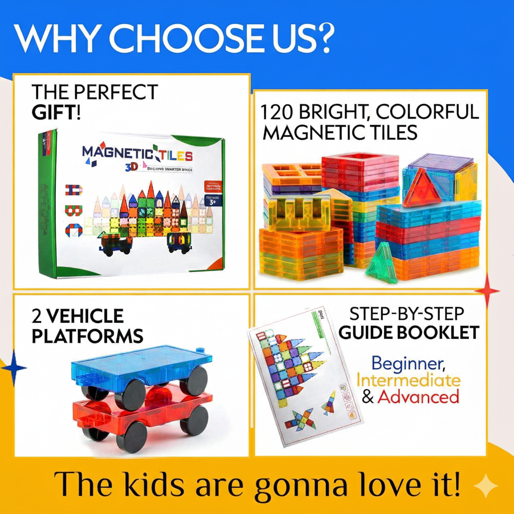 Magnetic Building Blocks Set