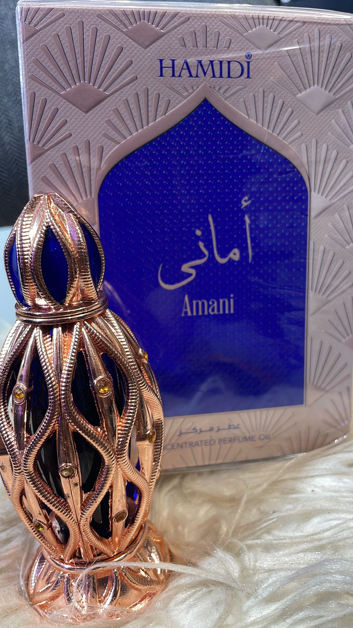 Hamidi Amani Concentrated Perfume oil-Blue Edition