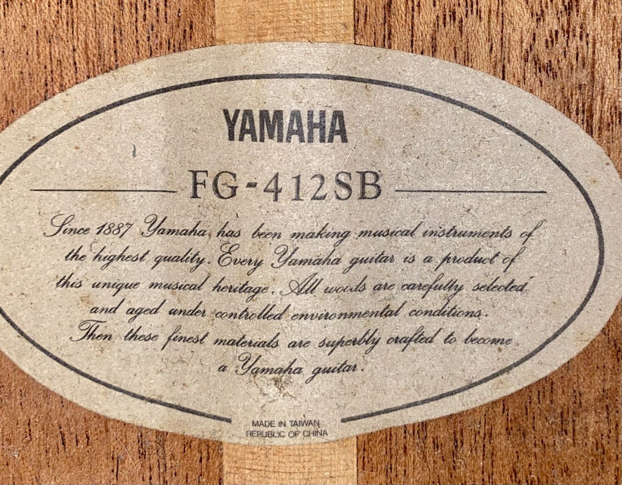 Yamaha 12-String Acoustic Guitar