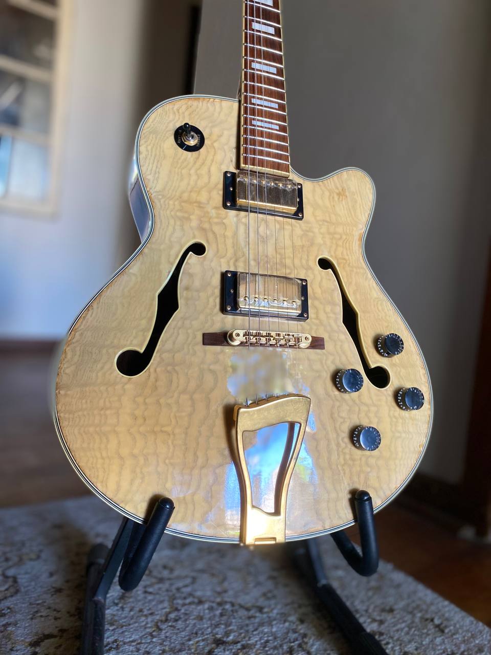 Semi-Hollow Electric Guitar