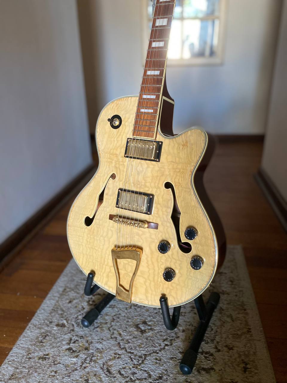 Semi-Hollow Electric Guitar