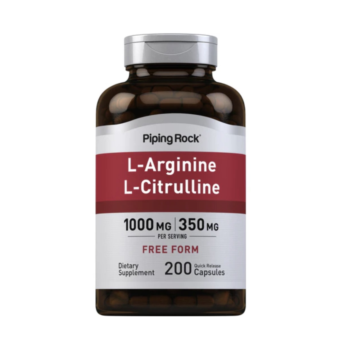 L-arginina 1000 Mg Y Citrulina 350 Mg 200 Cápsulas