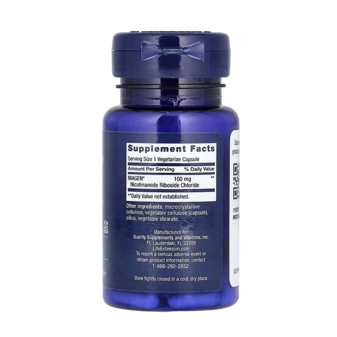 Life Extension Regenerador Celular Nad + 100 Mg 30 Cápsulas