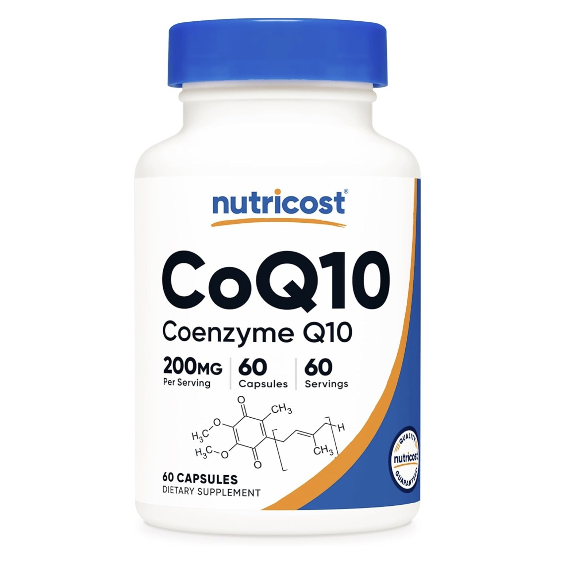 Nutricost Coenzima Q10 60 Cápsulas 200 Mg Por Servicio
