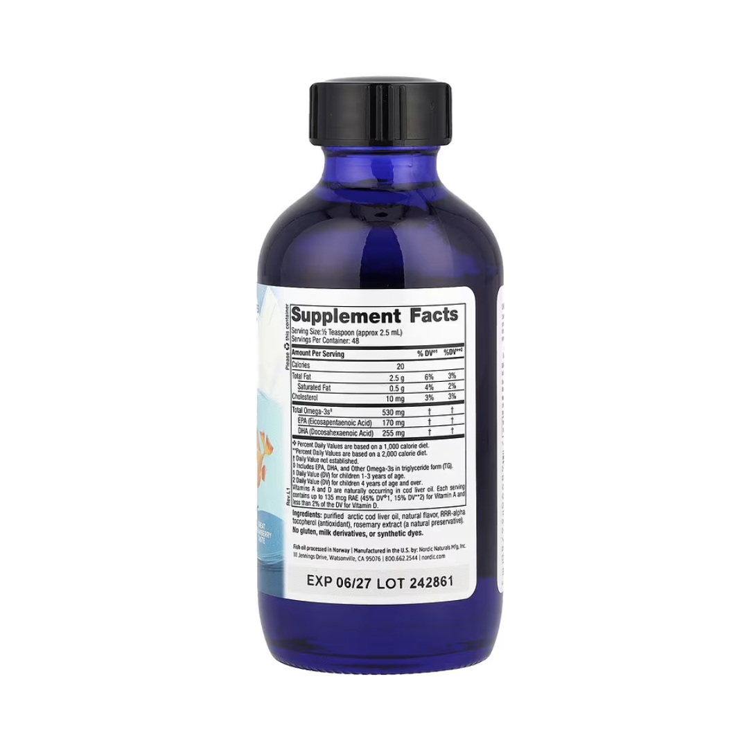 Omega Diario Completo Para Niños Mayores 1 Año Fresa 119ml