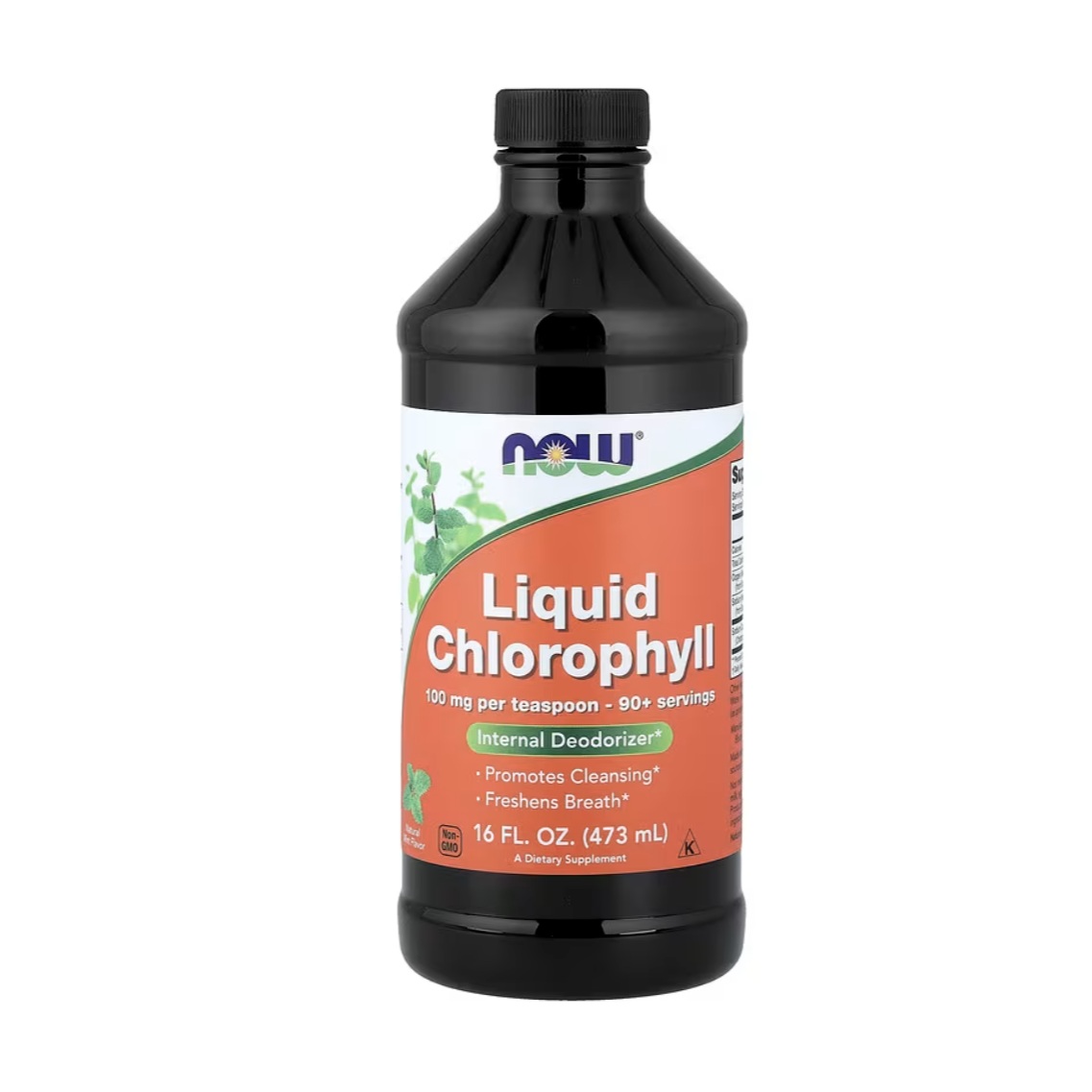 Clorofila Líquida Sabor Natural A Menta 473 Ml 95 Servicios