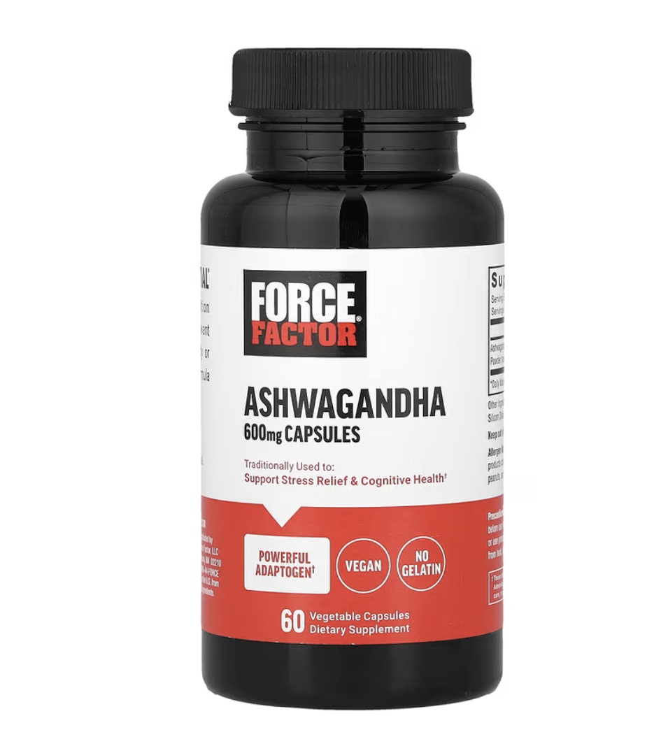 Ashwagandha 600mg 60 Servicios Ayuda Estrés Salud Cognitiva