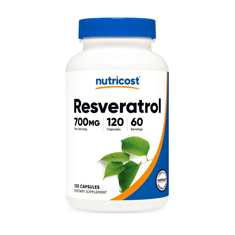 Nutricost Resveratrol De Alta Calidad 700mg 120 Cápsulas 60 Servicios