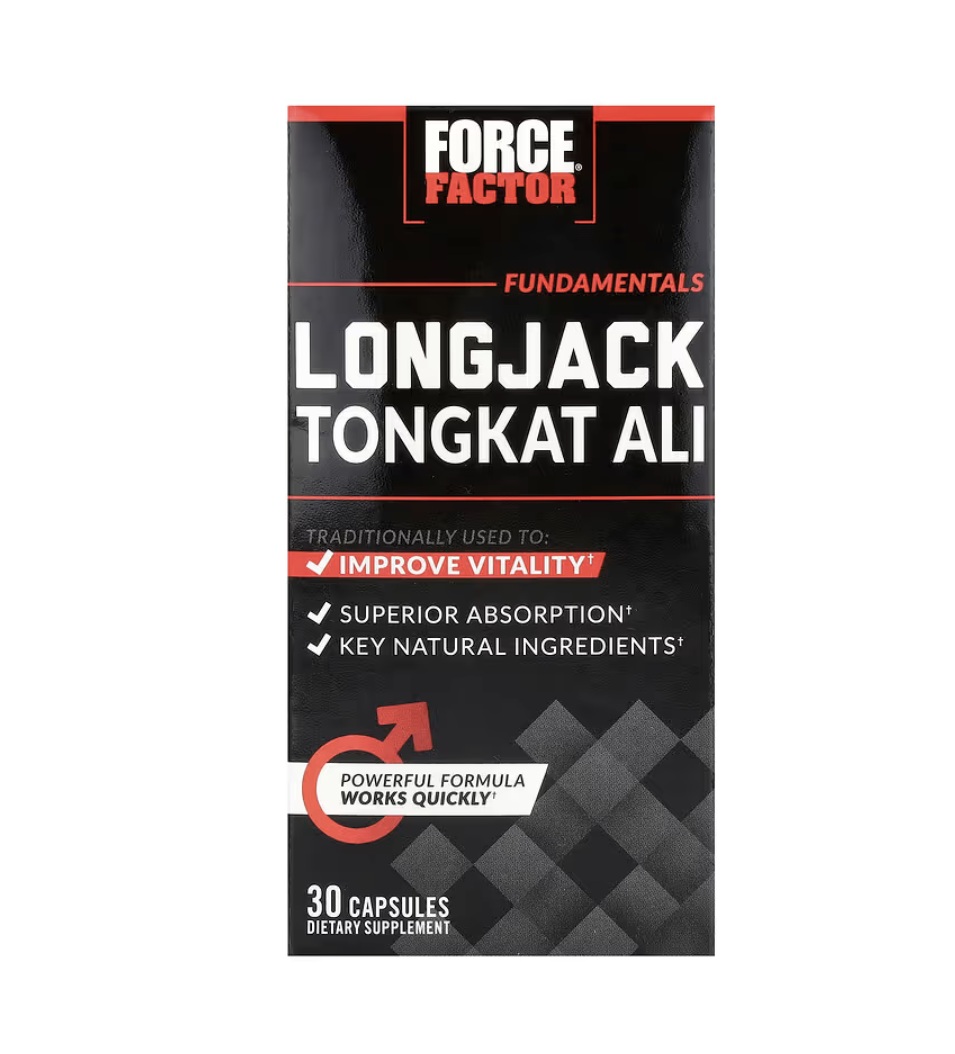 Force Factor Longjack Tongkat Ali 500mg Mejor Vitalidad