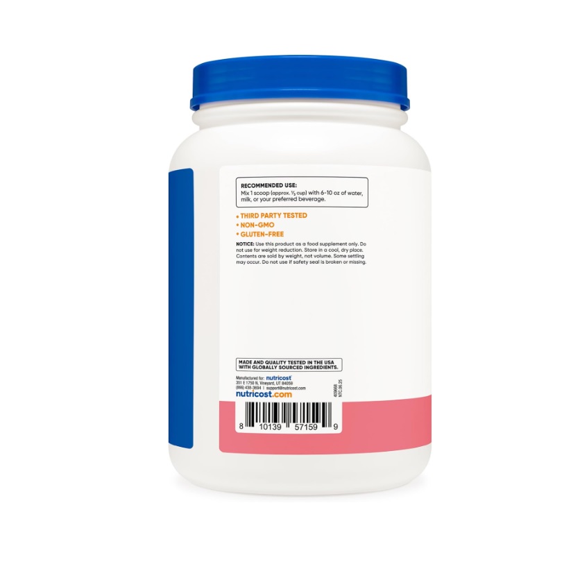 Proteina Nutricost Whey Suero De Leche En Polvo 2 Libras