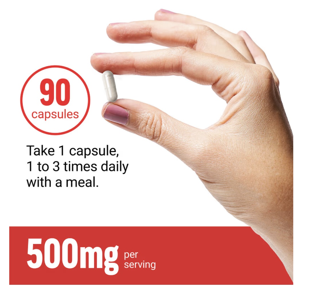 Triple Magnesio 500mg 90 Cápsulas Glicinato Óxido Citrato