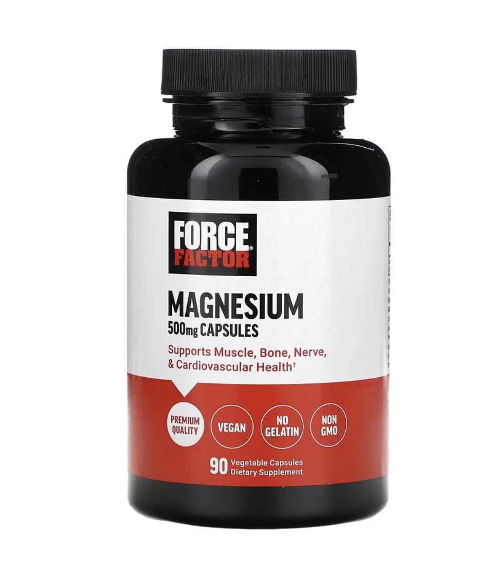 Triple Magnesio 500mg 90 Cápsulas Glicinato Óxido Citrato