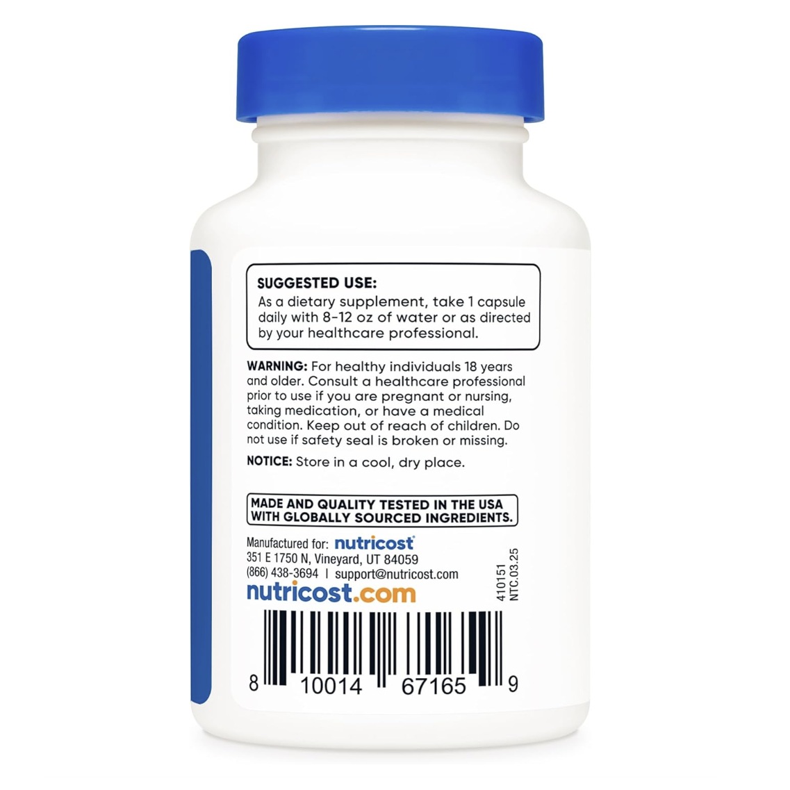 Nutricost Coenzima Q10 60 Cápsulas 200 Mg Por Servicio