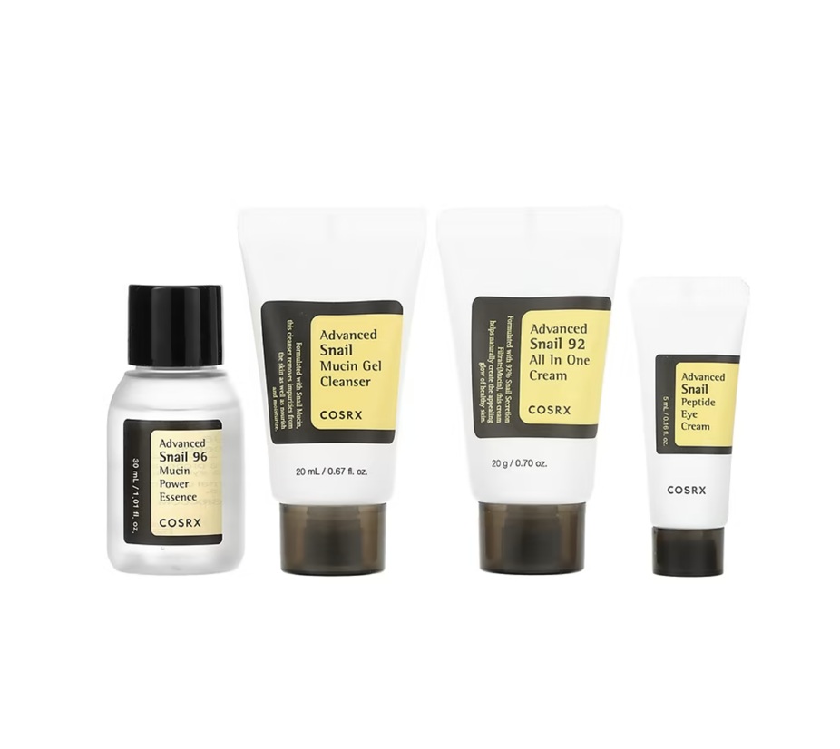Kit Cosrx Coreano De Baba De Caracol Kit De 4 Unidades