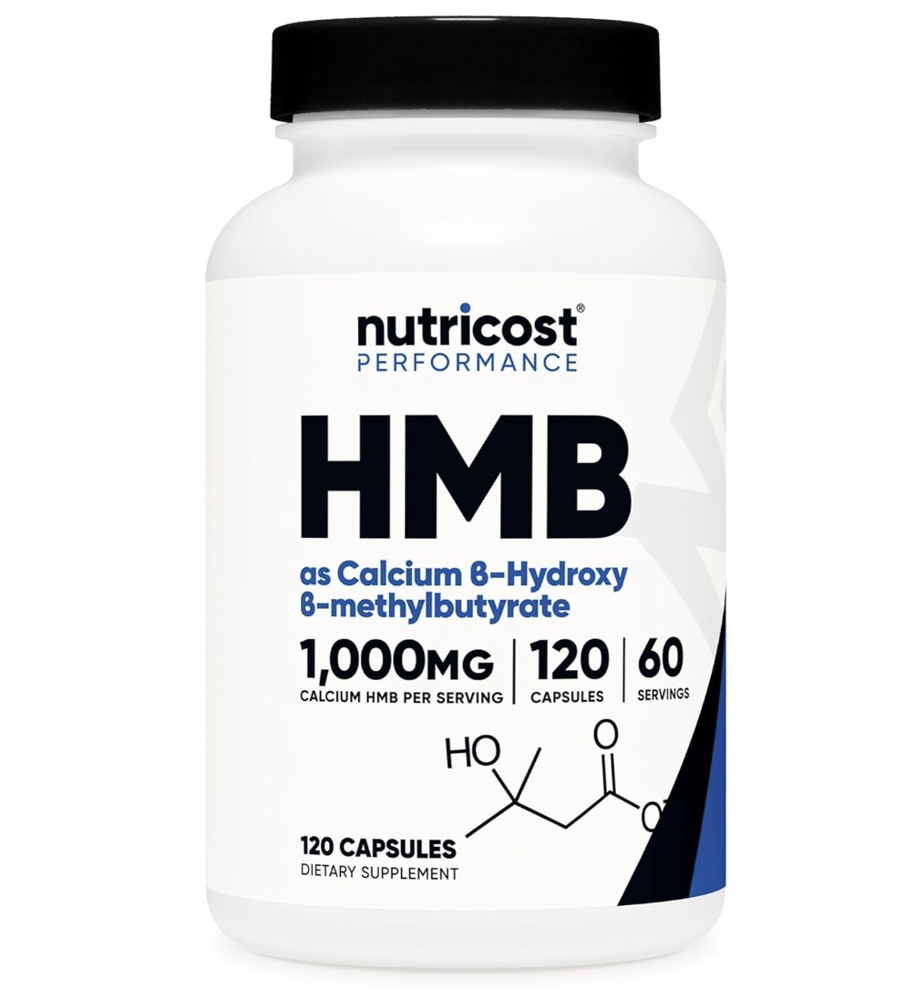 Hmb (beta-hidroxi Beta-metilbutirato) 1000mg 120 Cápsulas Sin Sabor