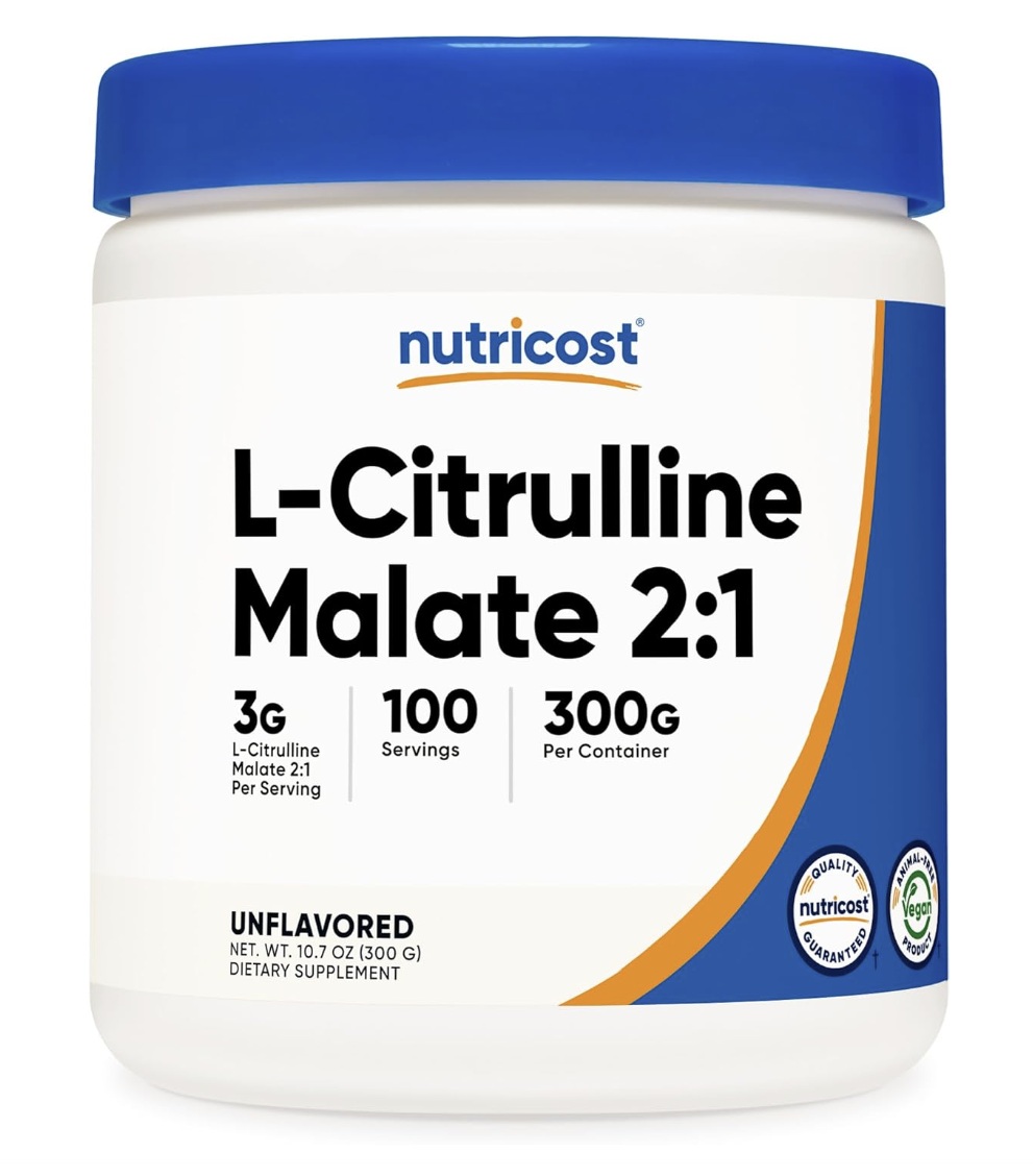 Suplemento Nutricost L-citrulina En Polvo 3 Gramos Por Servicio Sin Sabor