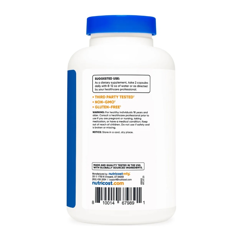 Suplemento Akg Alpha Cetoglutárico De 1,000 Mg 120 Servicios