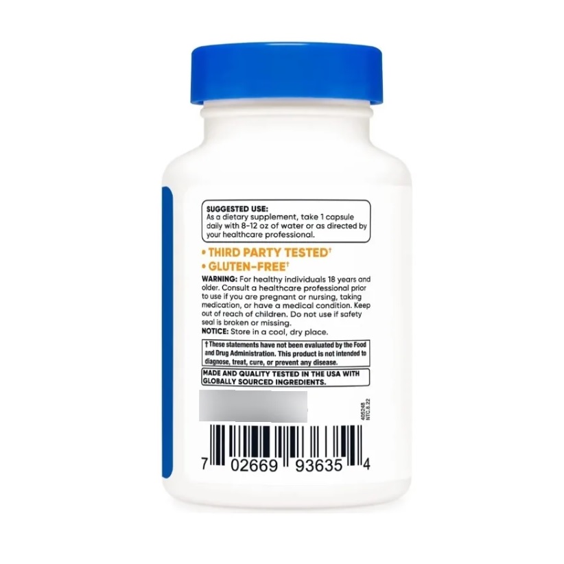 Nutricost Resveratrol De Alta Calidad 700mg 120 Cápsulas 60 Servicios