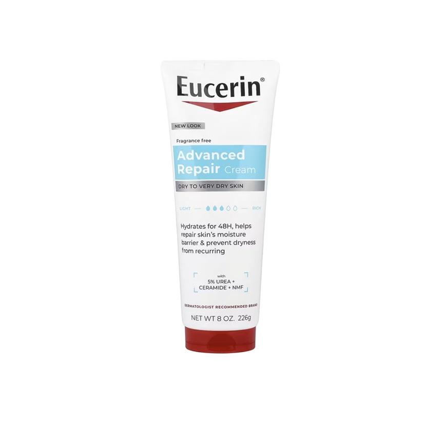 Eucerin Crema Corporal Reparadora Avanzada Sin Olor 226 G