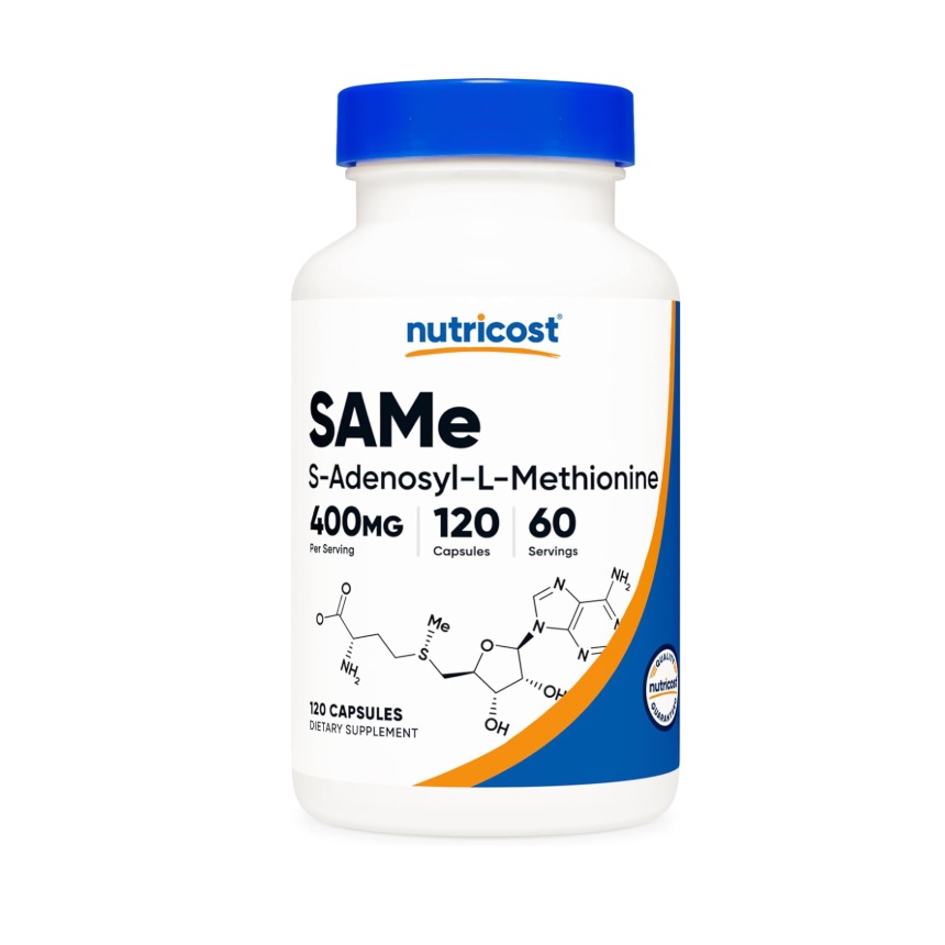 Suplemento Nutricost Same (s-adenosil-l-metionina) 400 Mg
