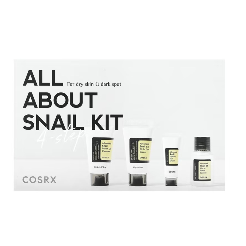 Kit Cosrx Coreano De Baba De Caracol Kit De 4 Unidades